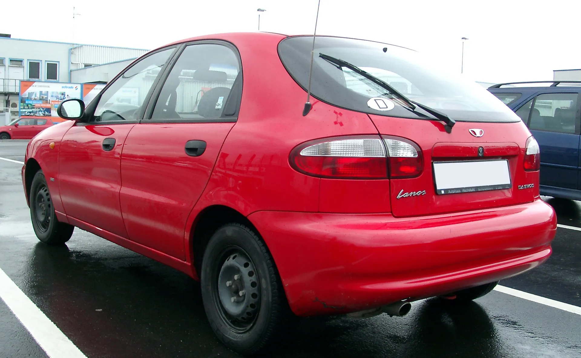 Код краски daewoo lanos