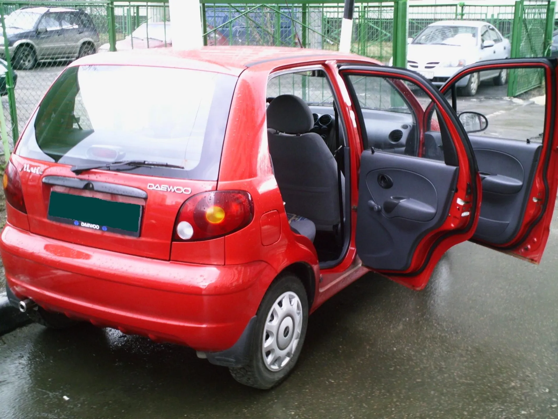 Daewoo matiz размеры багажника