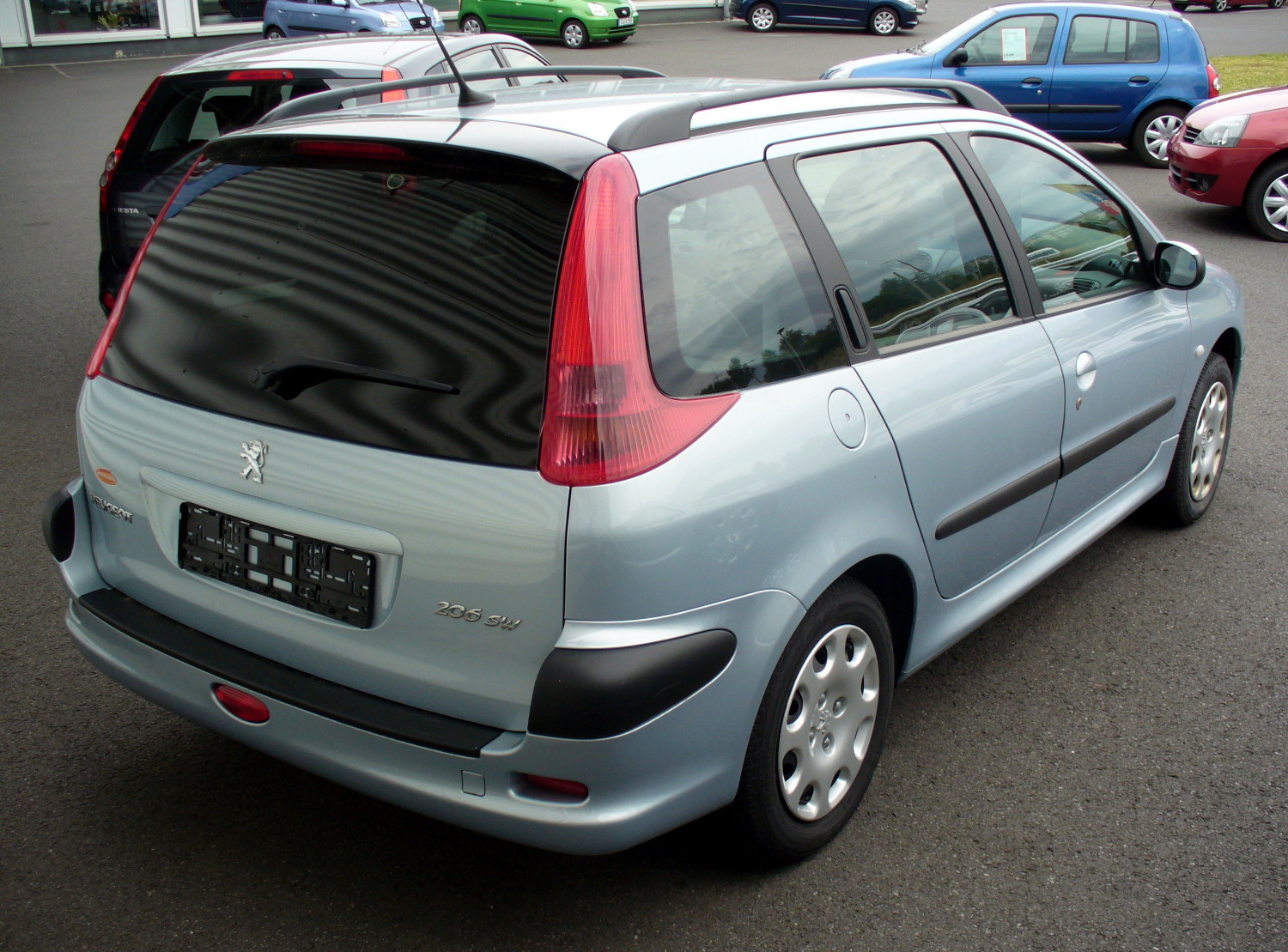 Peugeot 206 SW technical details, history, photos on